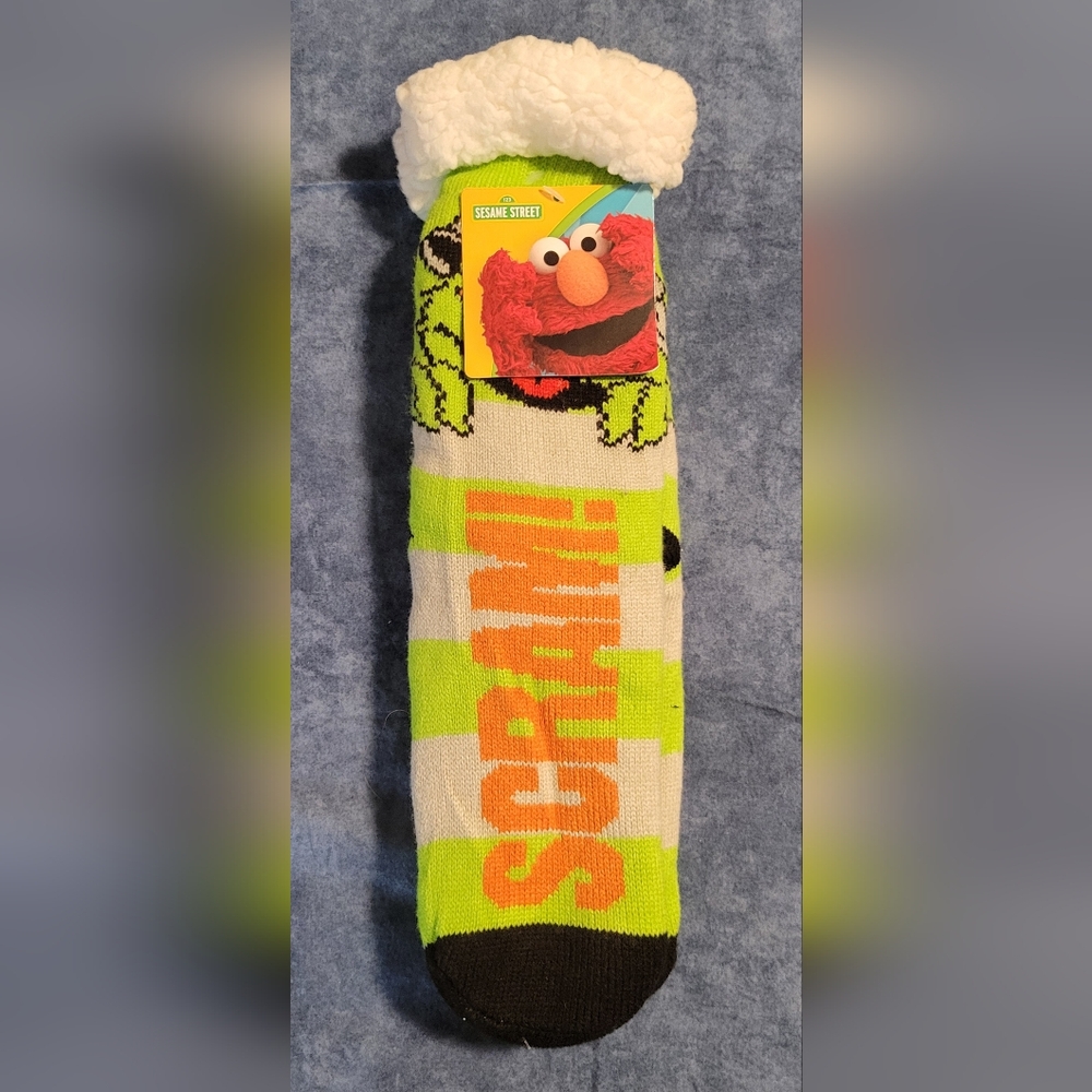 Sesame Street SCRAM! Sherpa Non Slip Socks